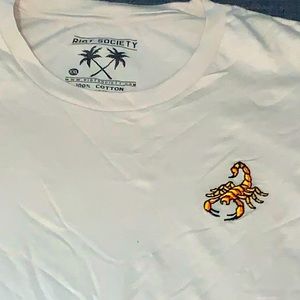 Riot Society “Scorpion” Graphic T-Shirt | Tan | Short Sleeve | XXL